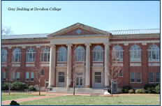 Grey Building at Davidson College